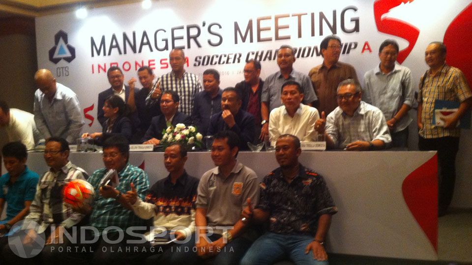 Manager meeting ISC A 2016 dengan 18 klub Copyright: &copy; Zainal Hasan/INDOSPORT